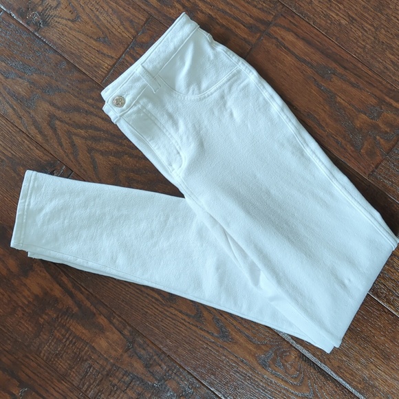 AWDis Green & White Letterman Jacket & BALERA URBAN GROOVE White Skinny Pants, S - Picture 9 of 16